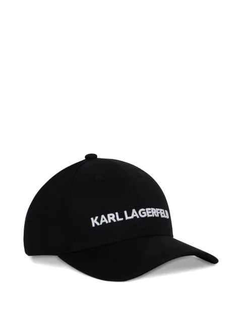 Karl Lagerfeld gorra con logo bordado