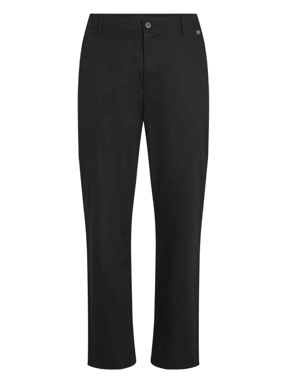Karl Lagerfeld logo-charm trousers | Black | Image 1