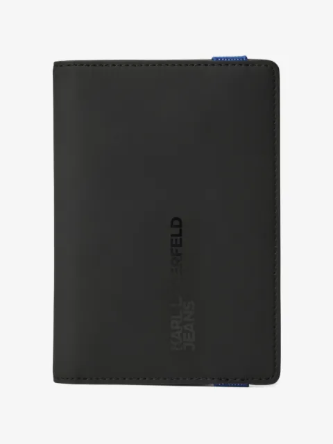 Karl Lagerfeld Jeans logo-detail elasticated passport case