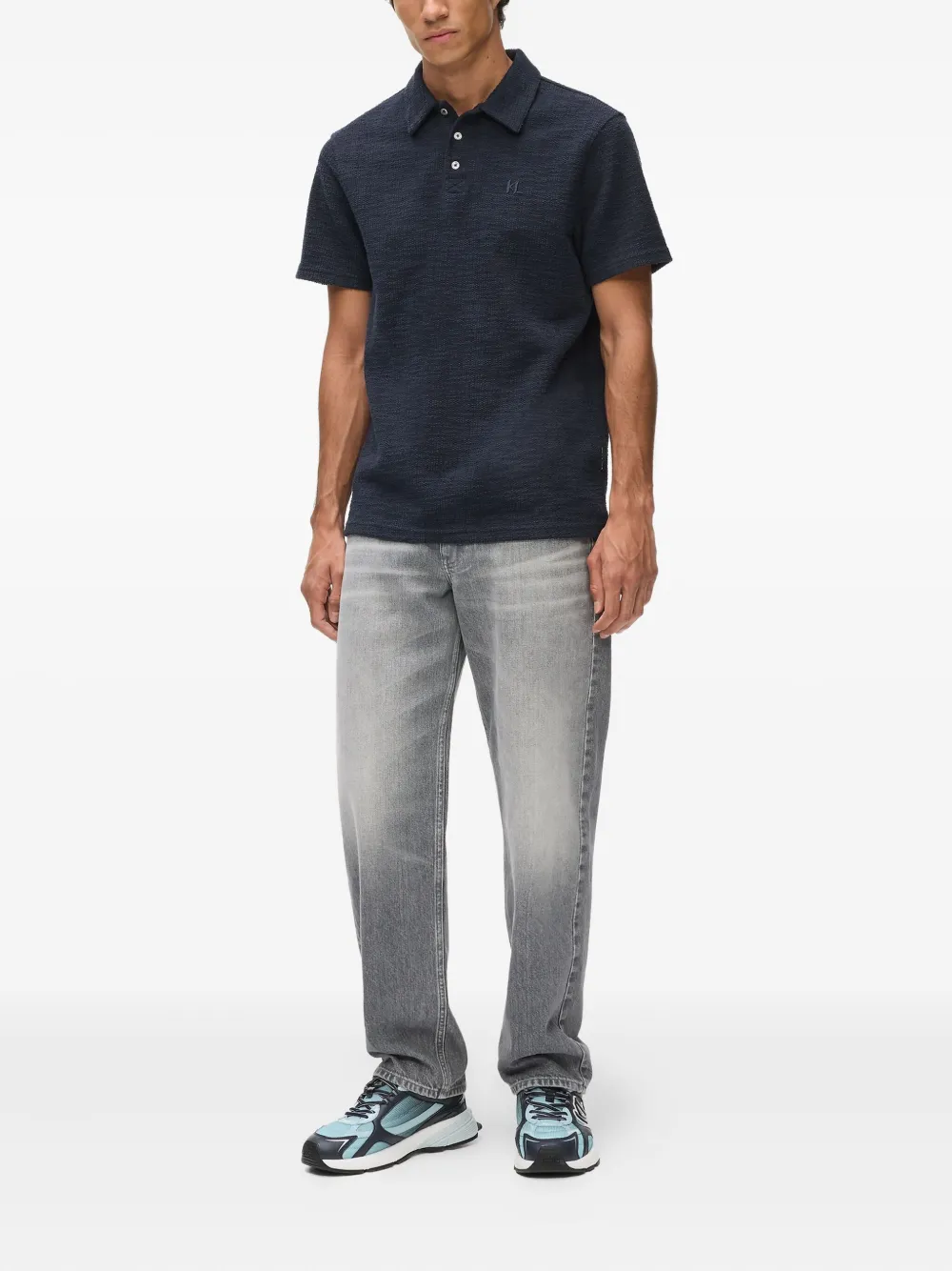 Karl Lagerfeld Poloshirt met korte mouwen - Blauw