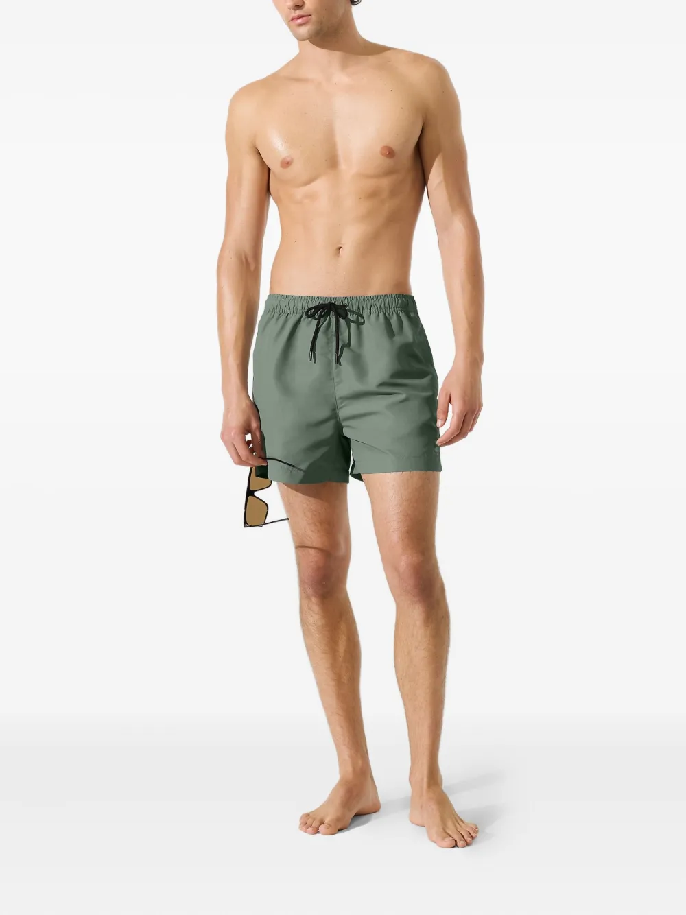 Karl Lagerfeld shorts de playa con cordones en la pretina | Shorts de playa | Image 2