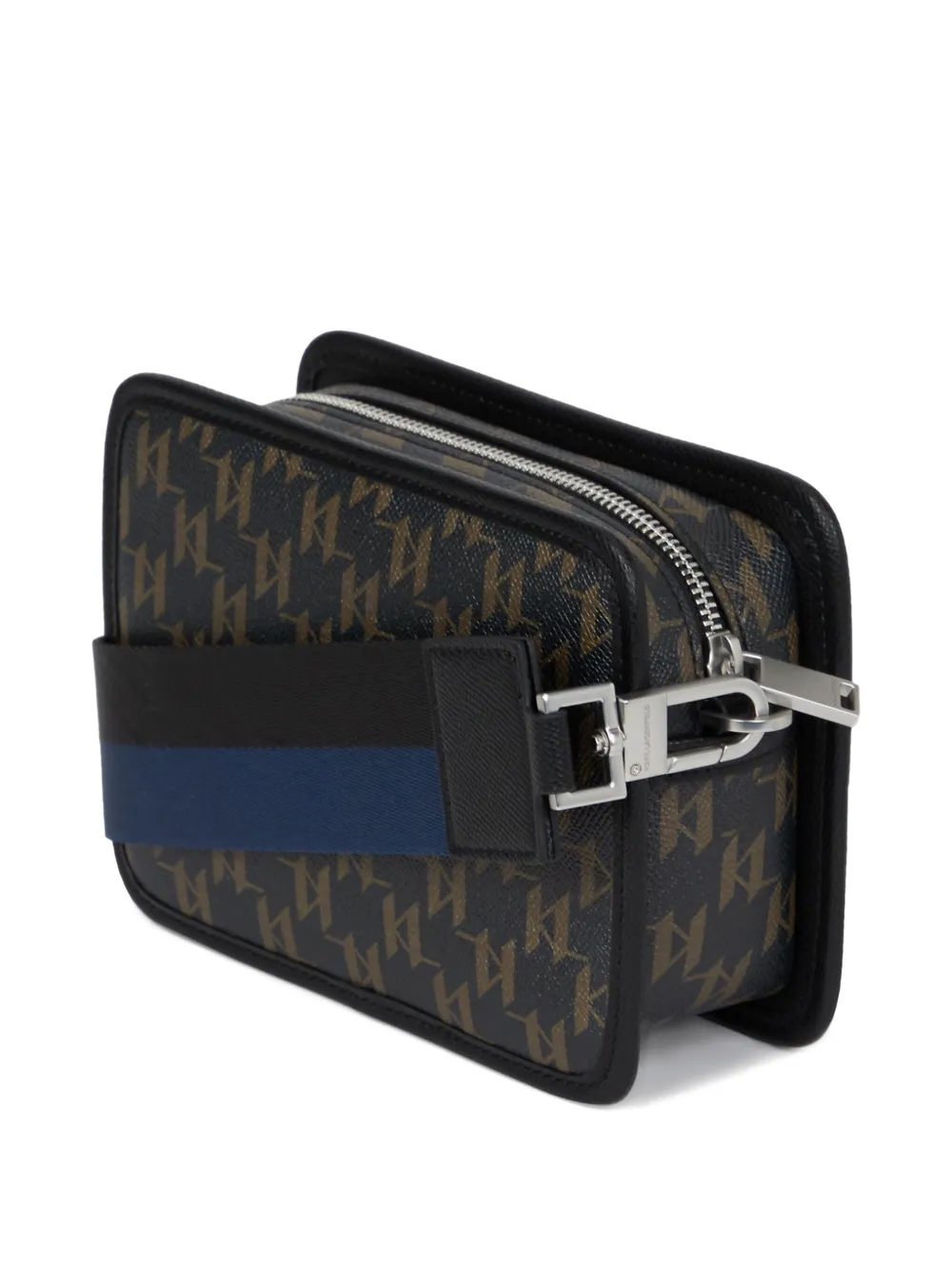 Karl Lagerfeld Crossbodytas met monogram Zwart