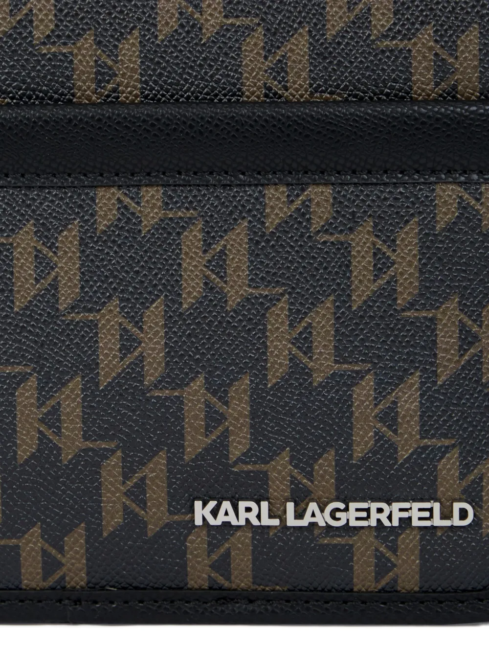 Karl Lagerfeld Crossbodytas met monogram Zwart