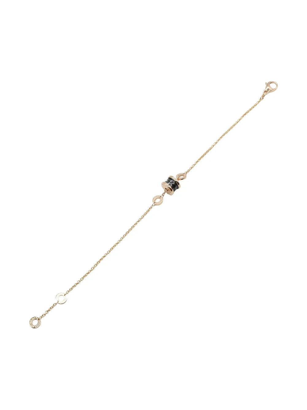 Pre-owned Bvlgari 18k Rose Gold B-zero1 Bracelet In Pink