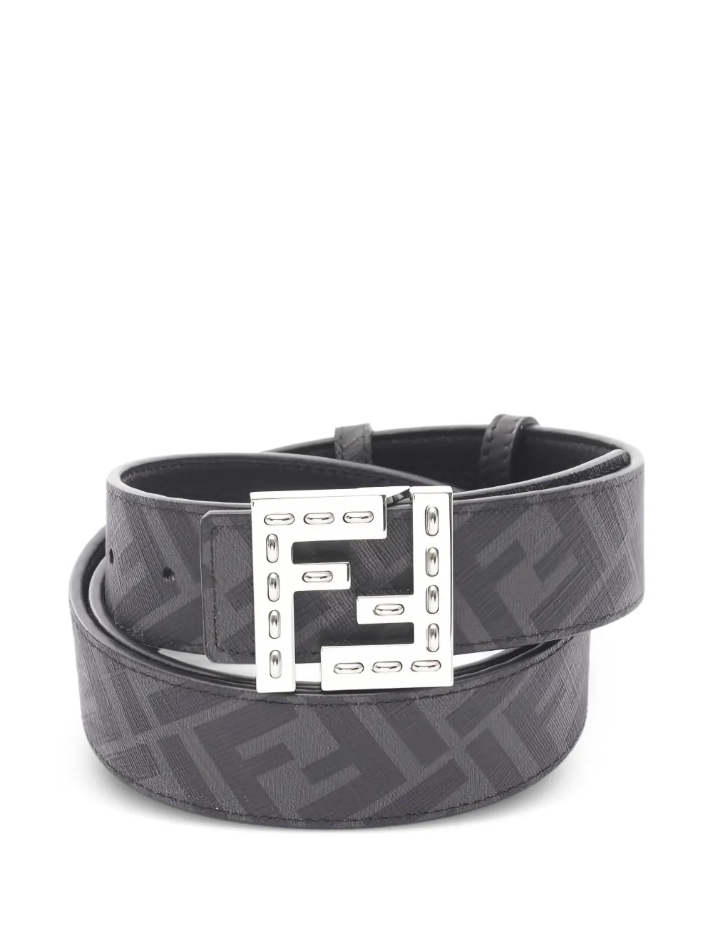 Fendi Pre-Owned cinturón con hebilla del logo FF | negro | Image 1