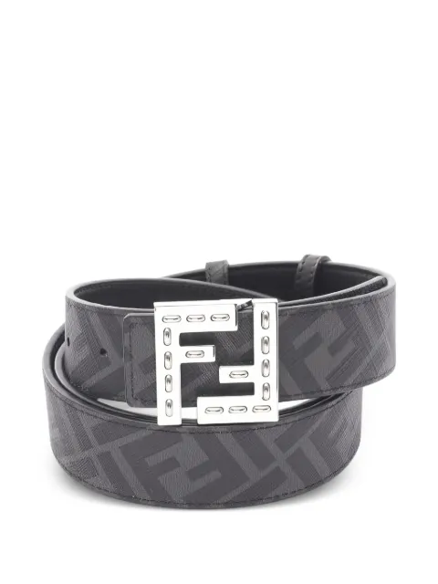 Fendi Pre-Owned FF-buckle leather belt