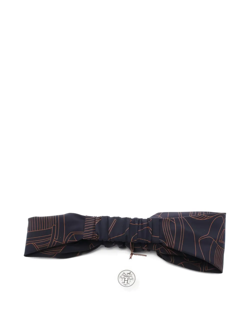 Hermès Pre-Owned abstract-print headband | Image 2