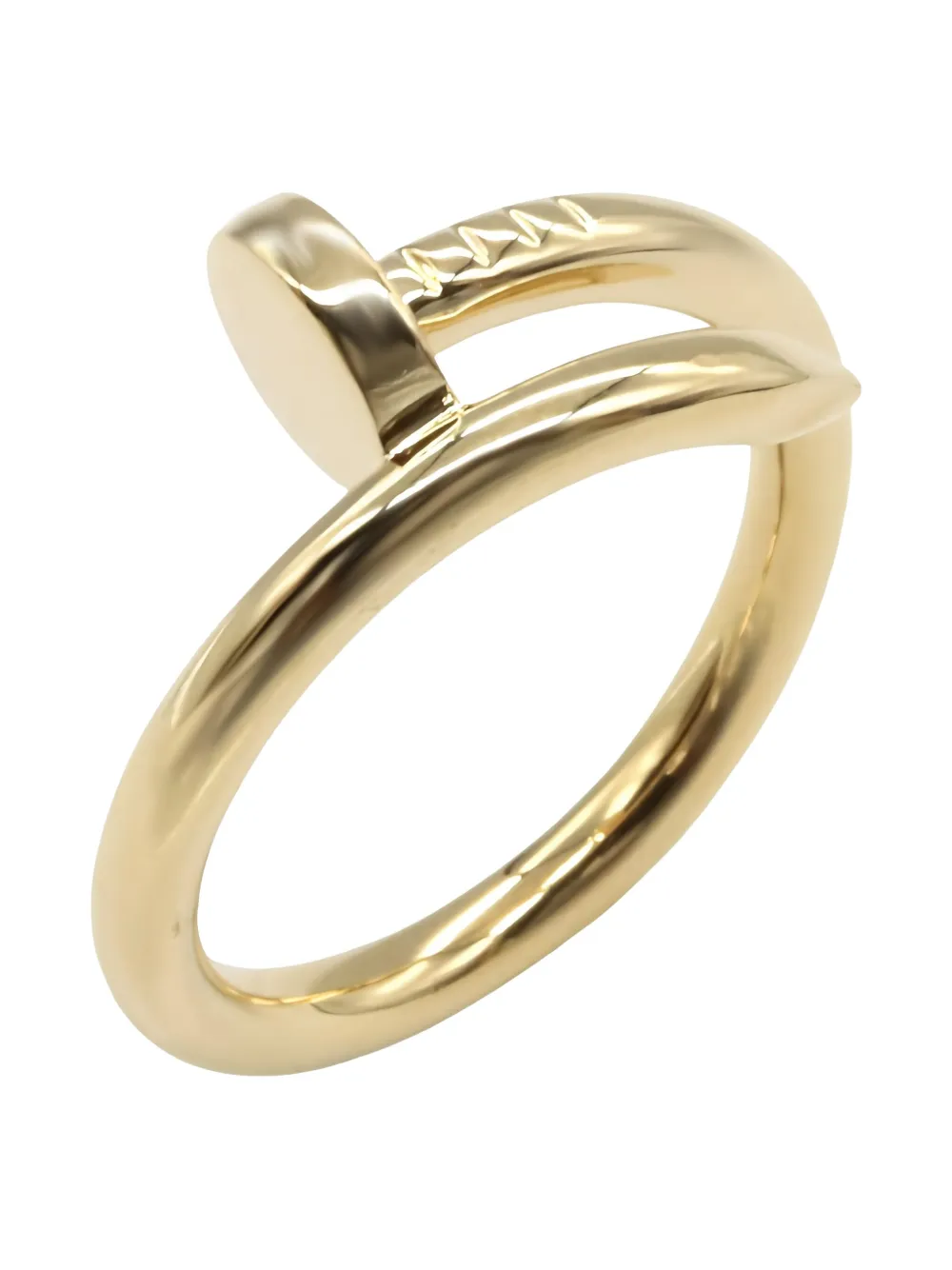 Pre-owned Cartier 18k Yellow Gold Juste Un Clou Ring