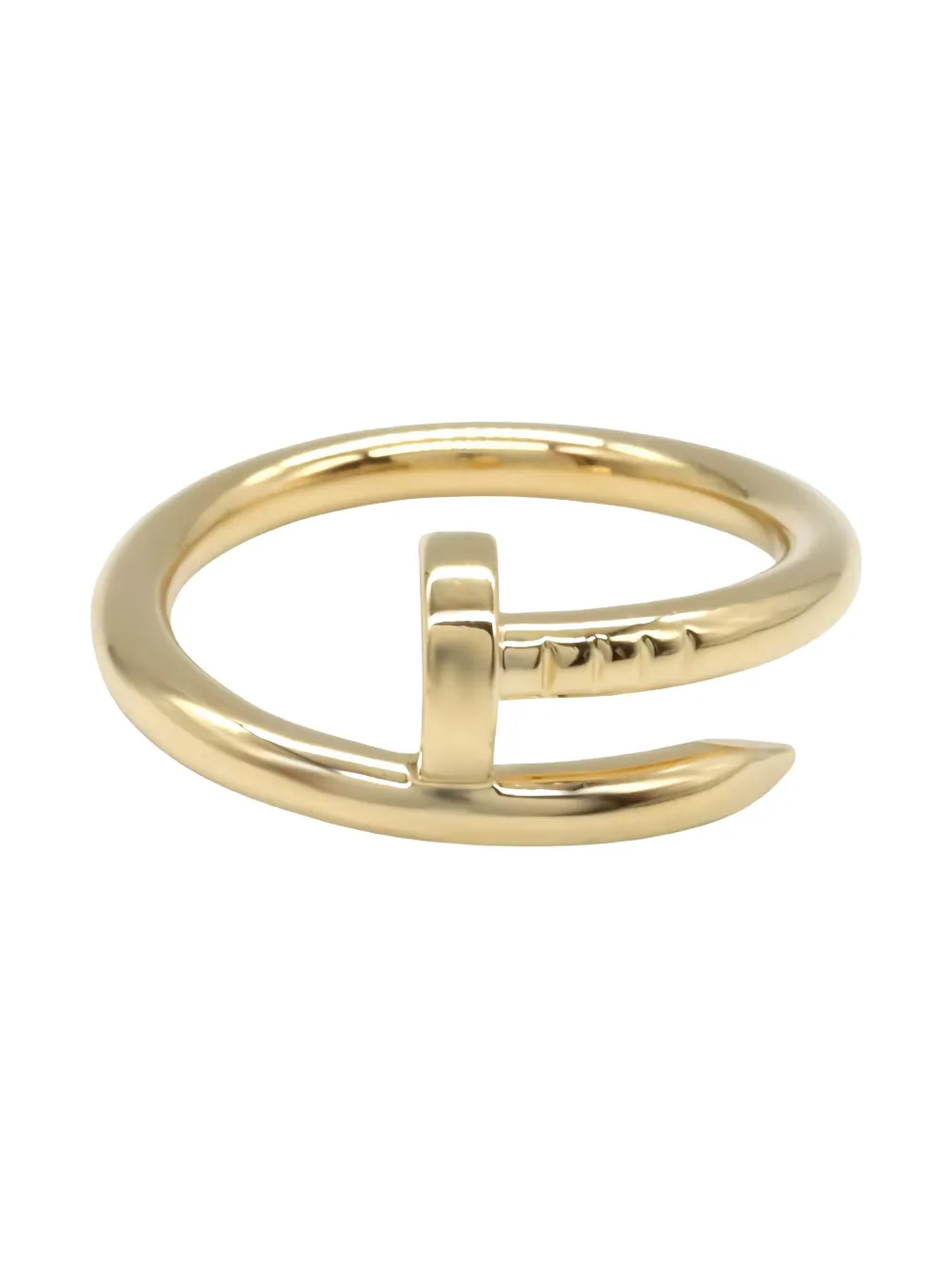 Pre-owned Cartier 18k Yellow Gold Juste Un Clou Ring