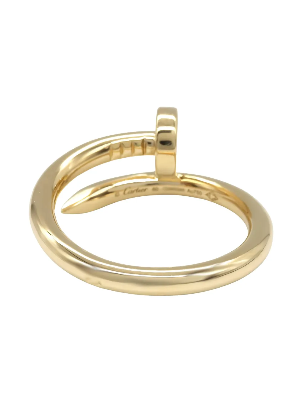 Pre-owned Cartier 18k Yellow Gold Juste Un Clou Ring