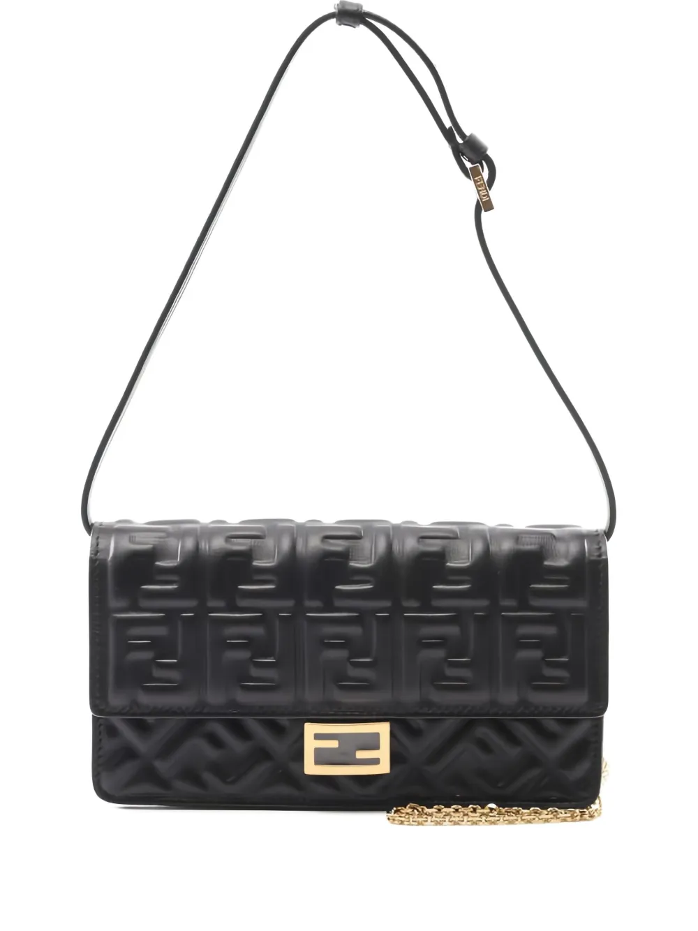 Fendi Pre-Owned Baguette Zucca shoulder bag | Black | Image 1