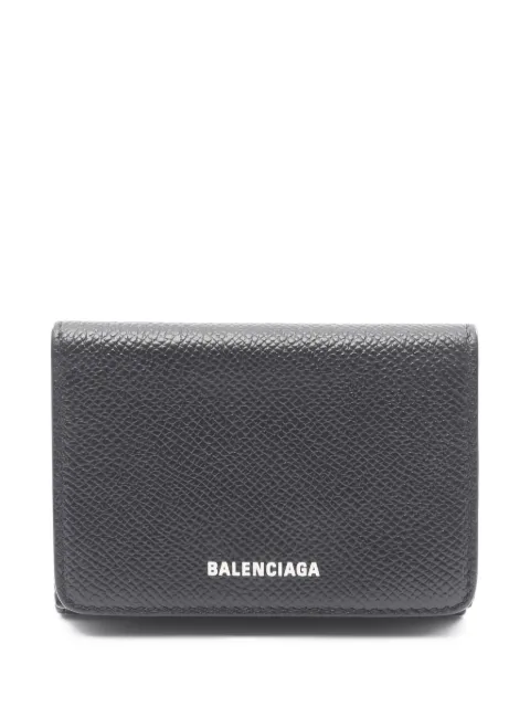 Balenciaga Pre-Owned Ville leather trifold wallet