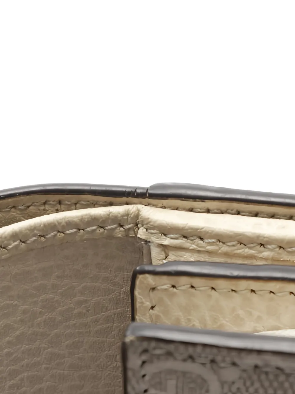 Pre-owned Gucci Gg Marmont Bi-fold Wallet In Neutral