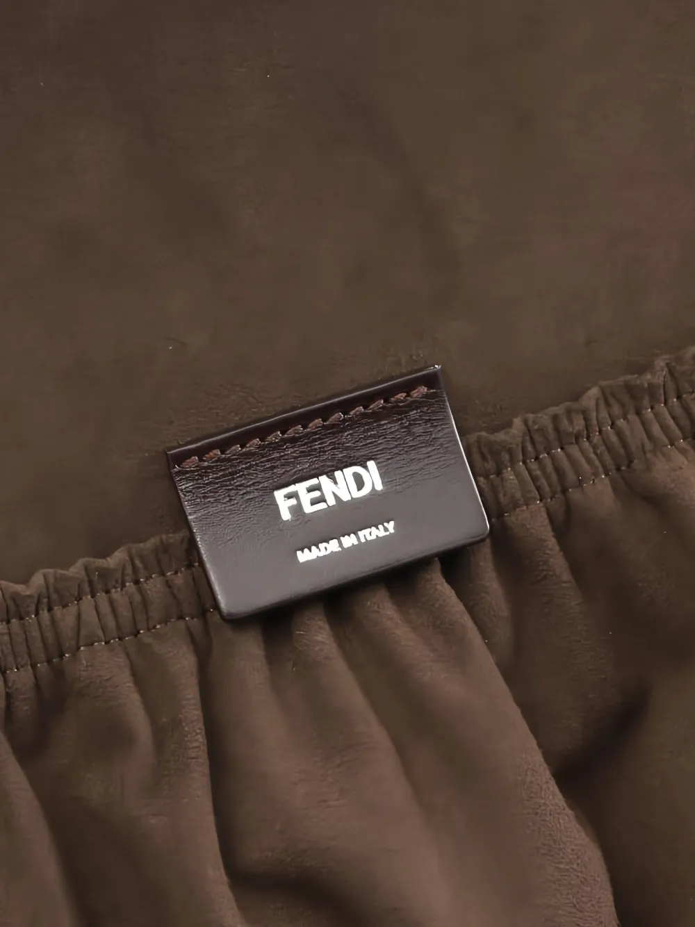 Pre-owned Fendi 10s Zucca Tool-print Tote Bag In Brown
