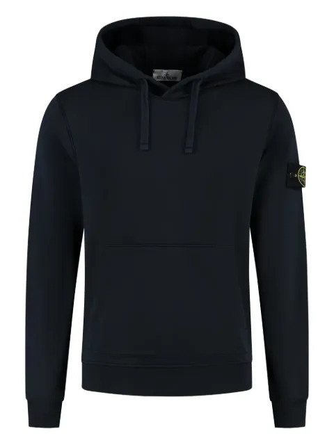 Stone Island hoodie con parche del logo