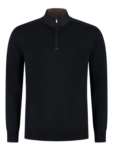 Paul & Shark half-zip high-neck jumper