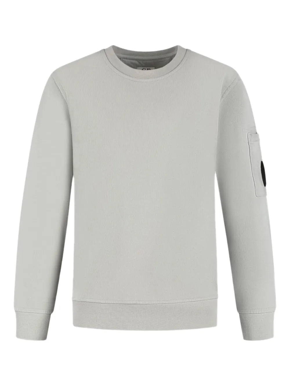 C.p. Company Pocket-detail Crew-neck Sweatshirt In Gray