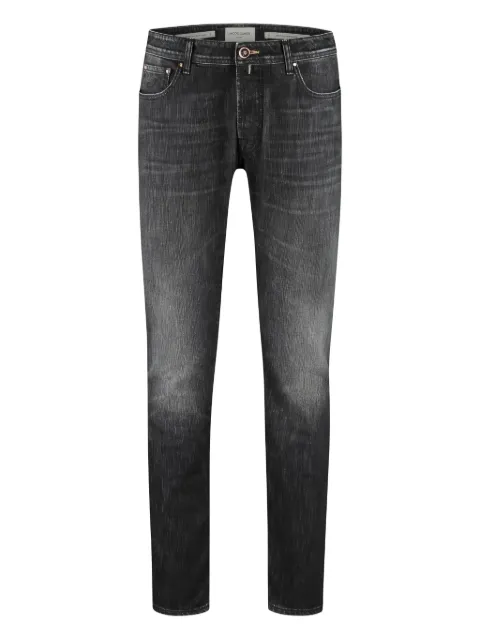 Jacob Cohën faded-effect slim-fit jeans