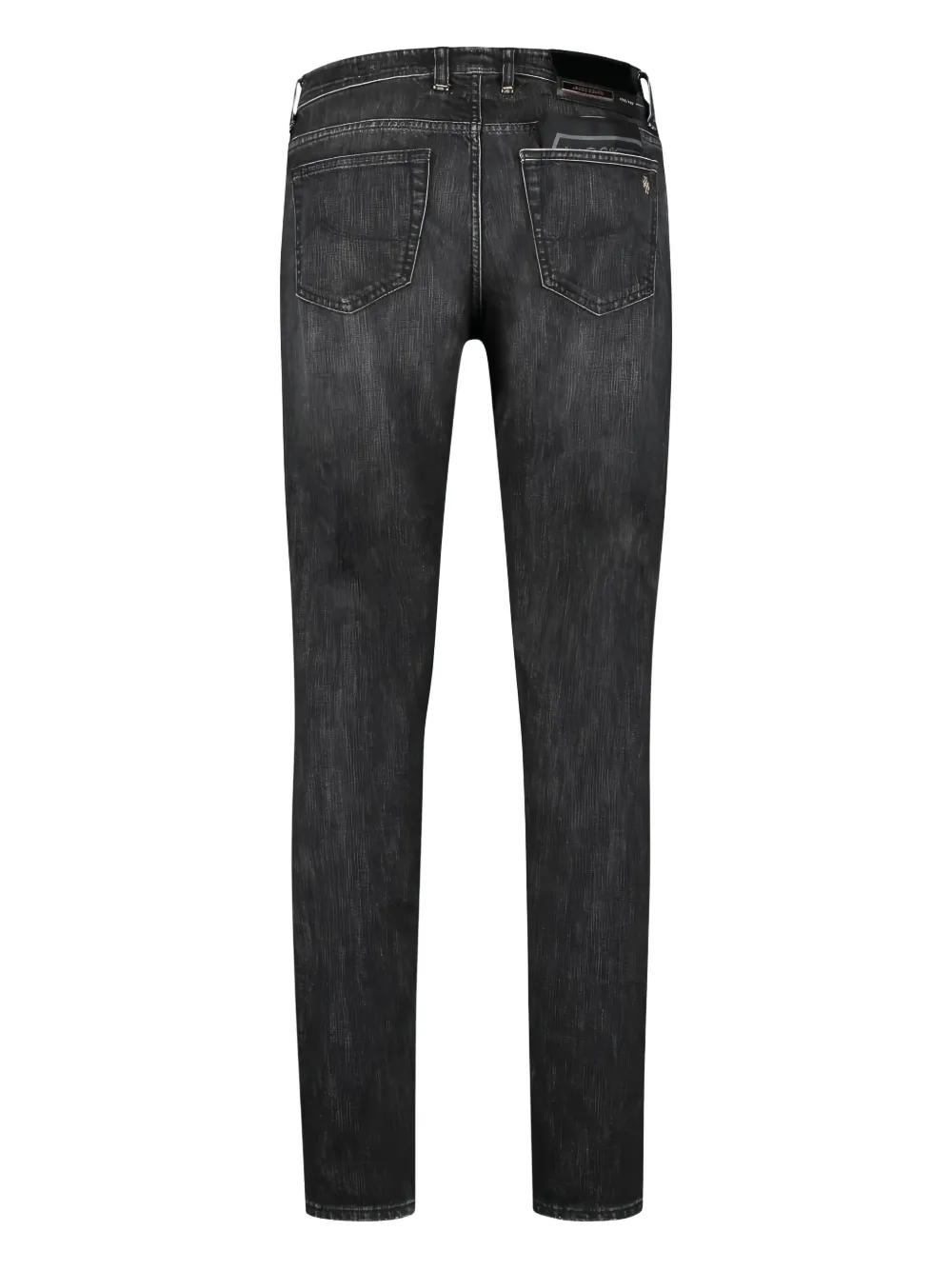 Jacob Cohën faded-effect slim-fit jeans - Zwart