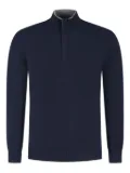 Gran Sasso zip-up jumper - Blue