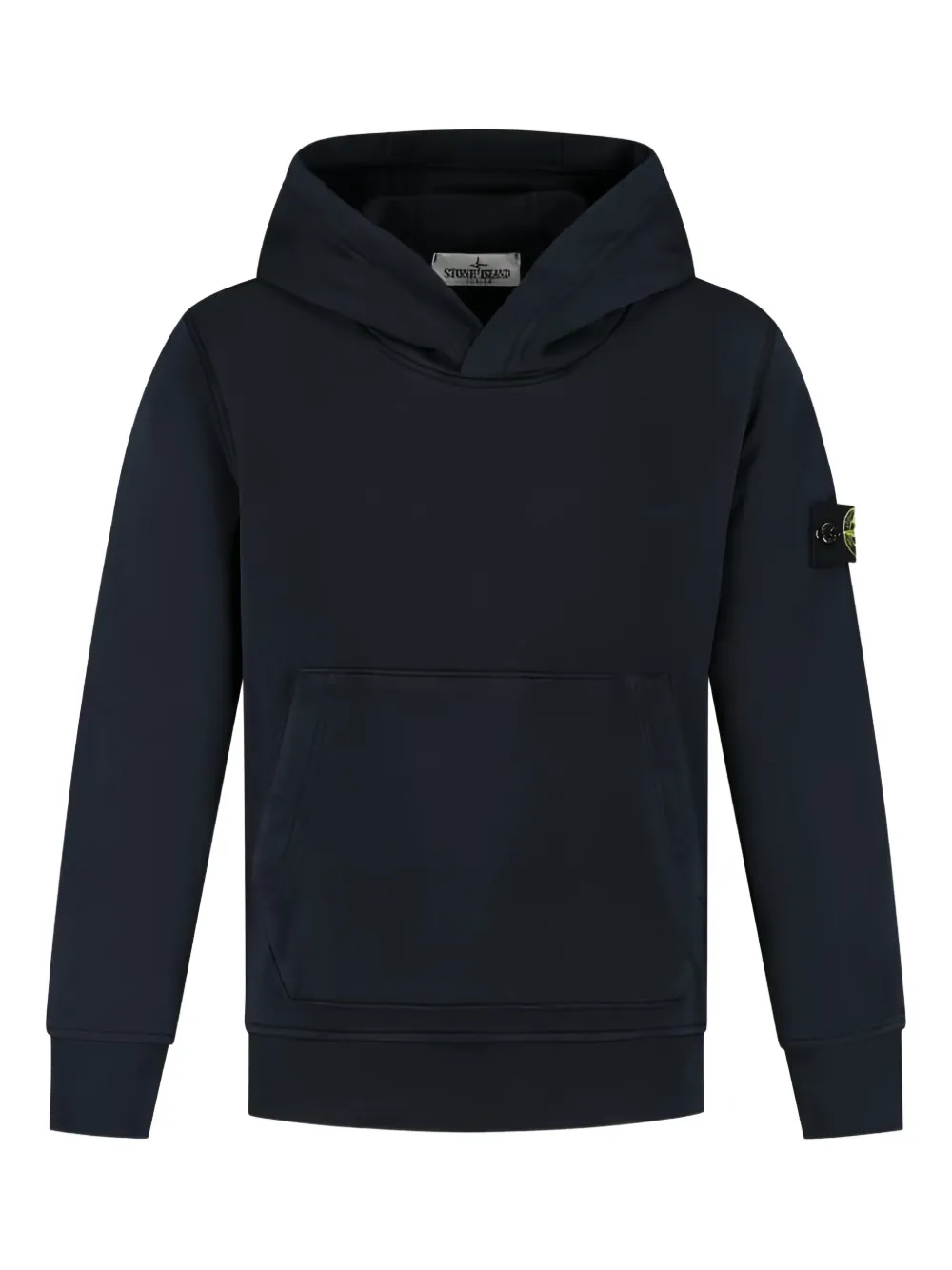 Stone Island Junior hooded pocket sweatshirt - ブラック Stone Island Junior hooded pocket sweatshirt - ブラック