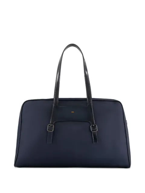Santoni leather tote bag