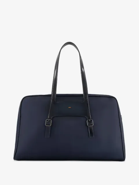Santoni leather tote bag