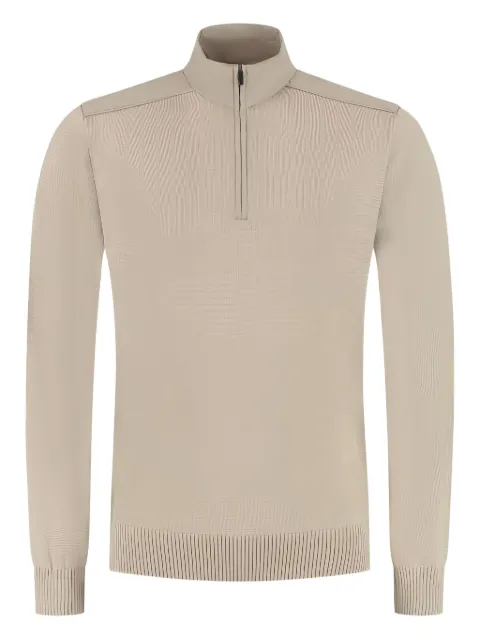 Paul & Shark half-zip ribbed sweater