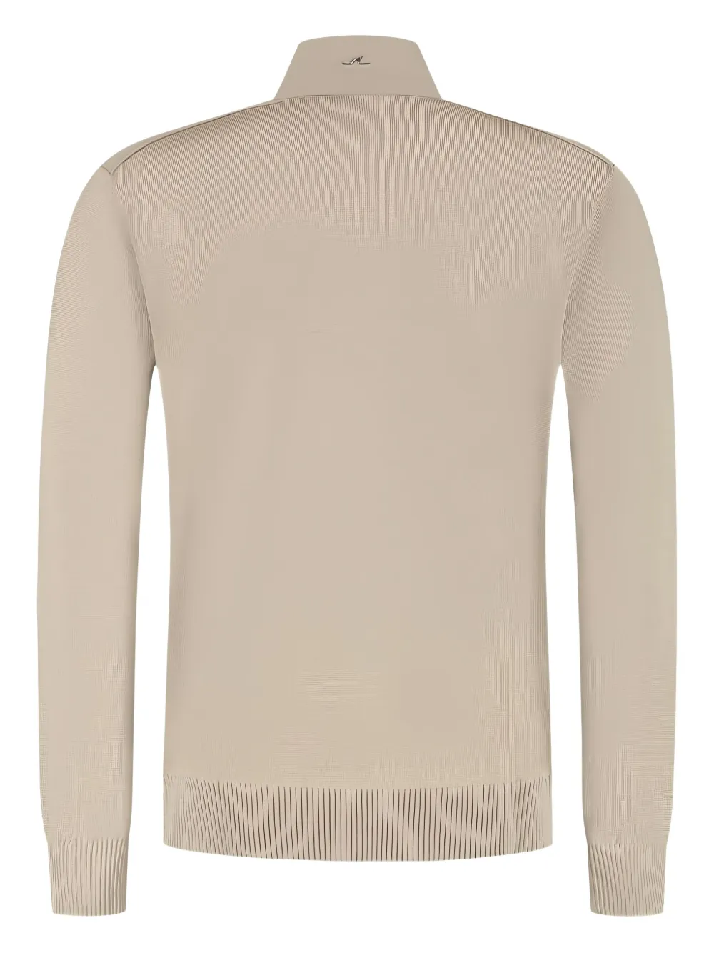 Paul & Shark half-zip ribbed sweater - Beige
