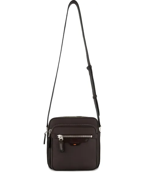 Santoni bolsa de hombro de piel