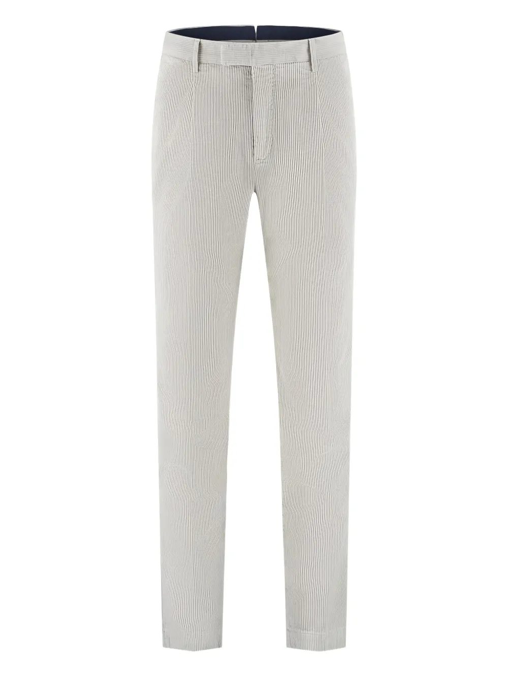 Pt Torino Pinstripe Straight-leg Trousers In Gray