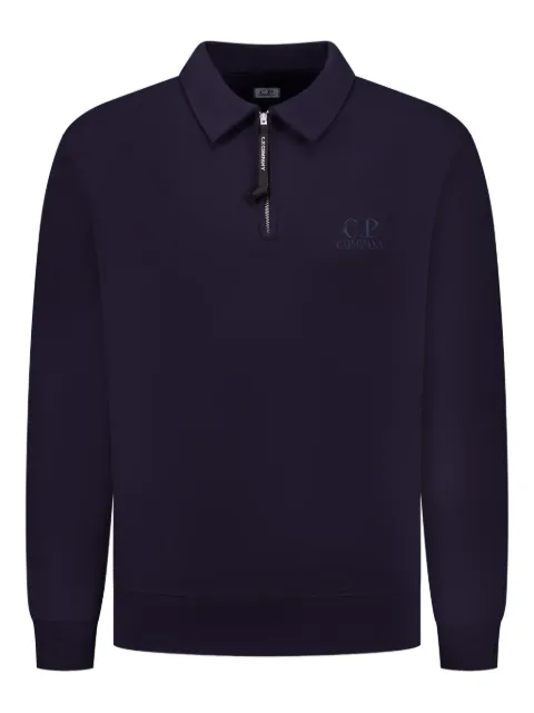 C.P. Company polo-neck zip-up sweatshirt