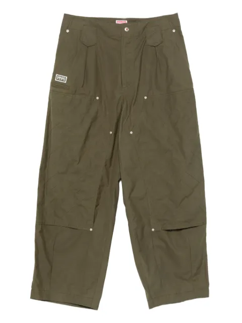 Kenzo quilted-panel trousers