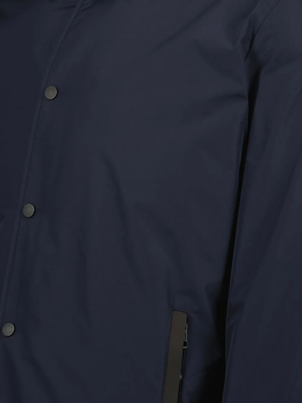 Moncler Gewatteerd jack met logopatch Blauw