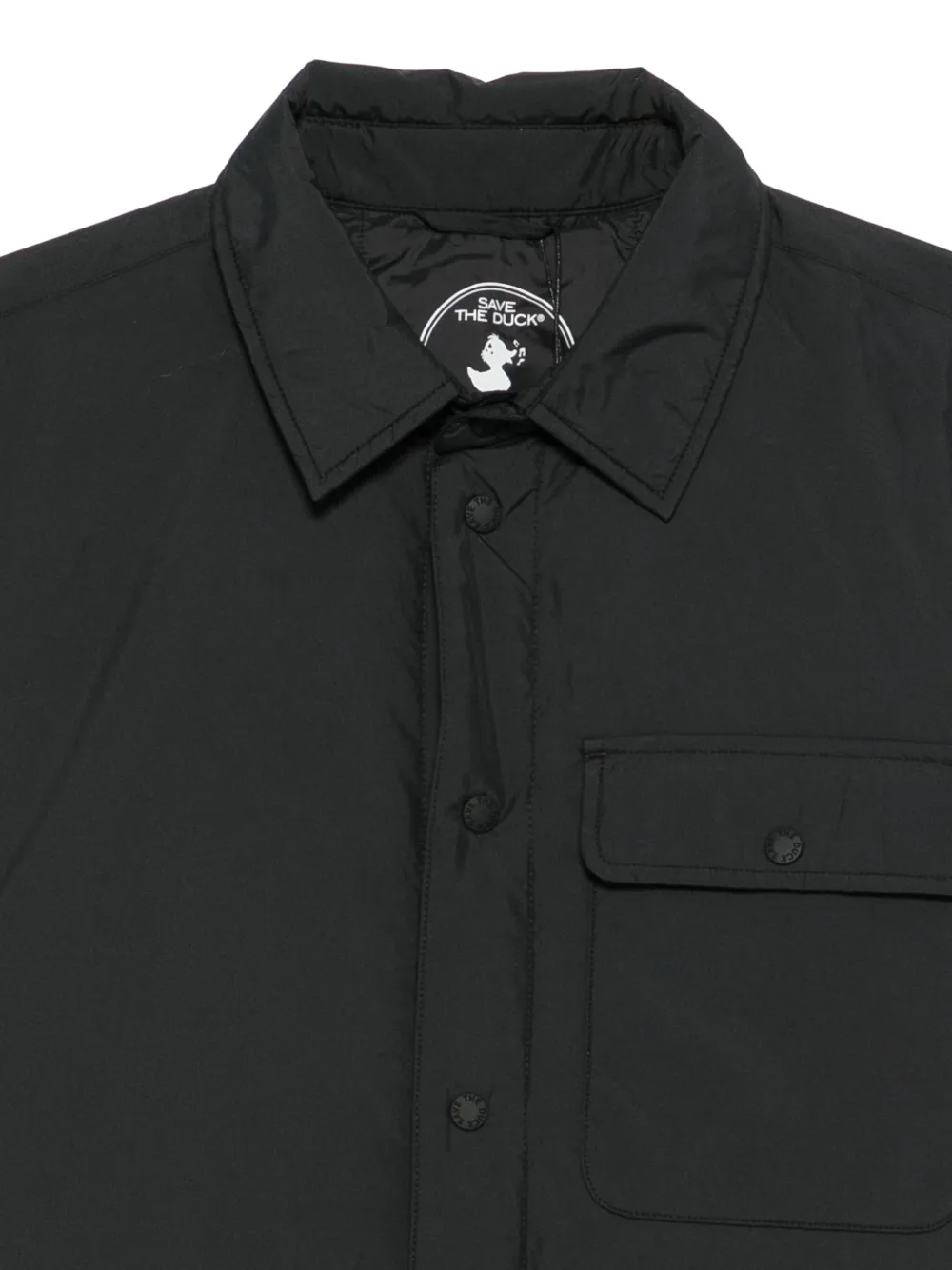 Save The Duck Long Sleeve Shirt In Black