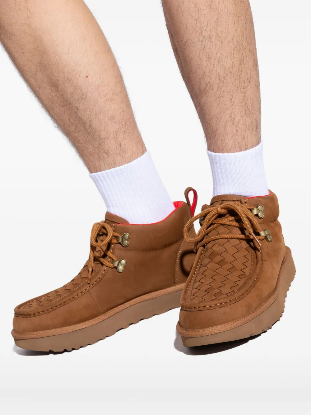 UGG Ambush geweven veterlaarzen Bruin