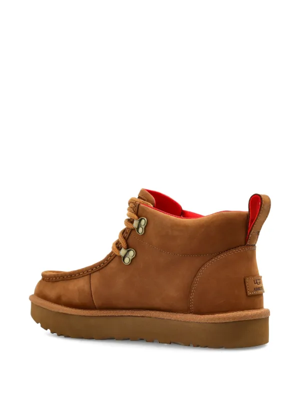 UGG Ambush Woven lace-up Boots | Brown | FARFETCH