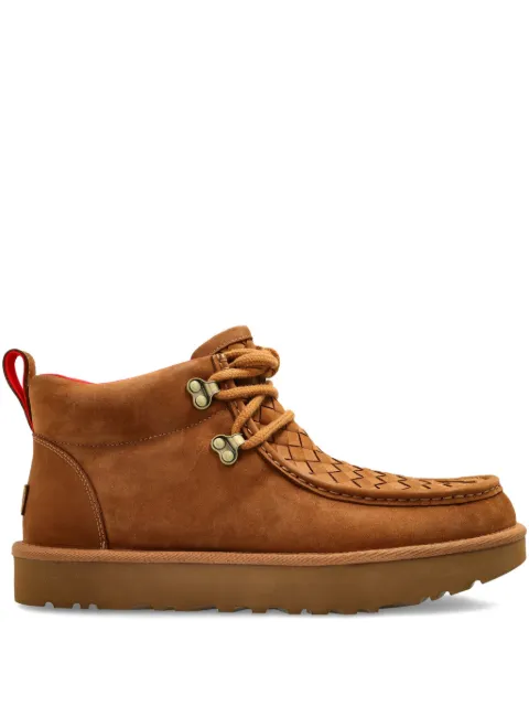 UGG Ambush woven lace-up boots