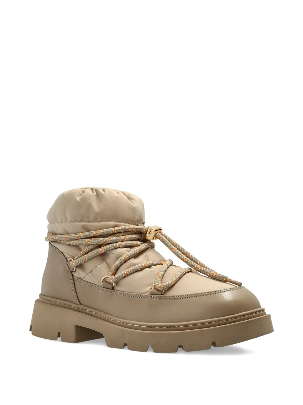Inuikii Padded Lace-up Trainers In Neutral