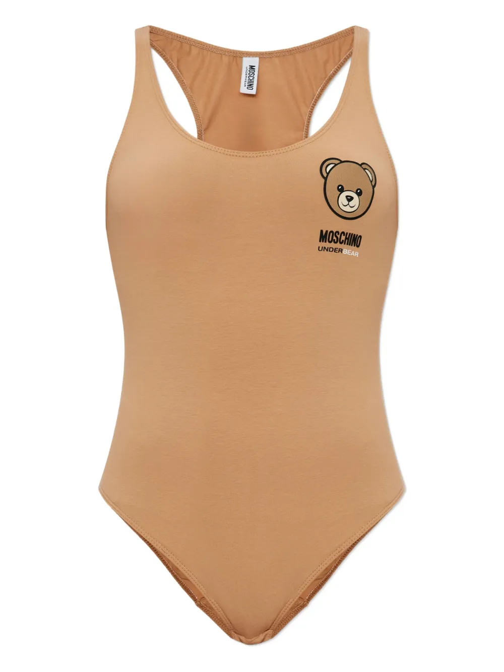 Moschino Teddy Bear-print Body In Brown