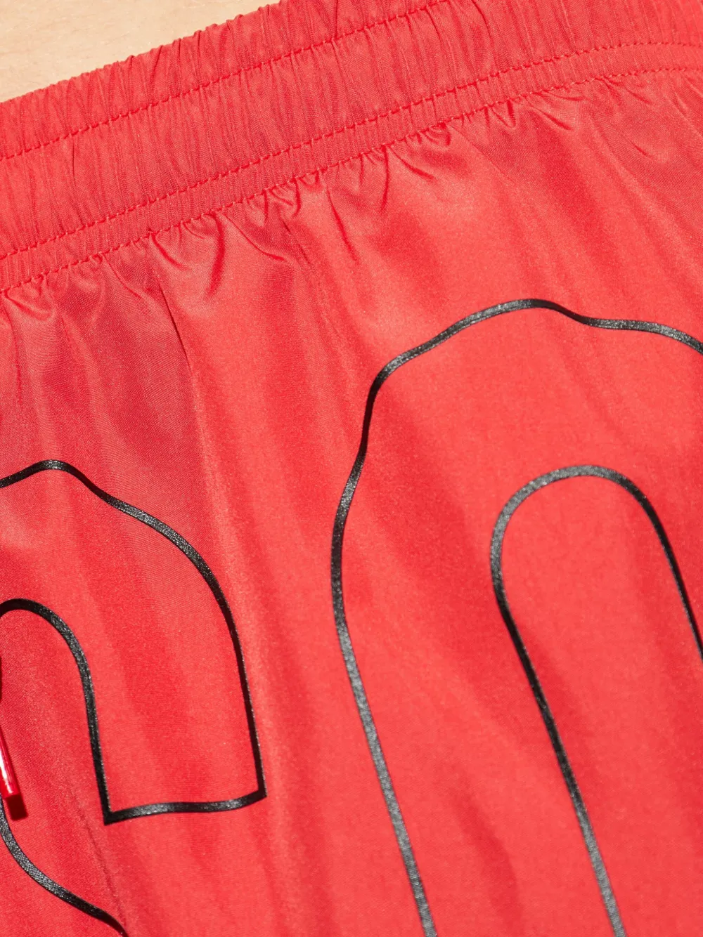 Moschino Logo-print Swim Shorts In Red