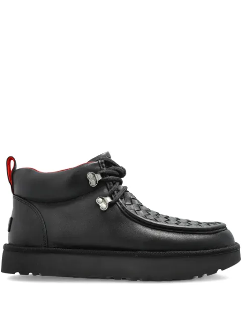 UGG woven lace-up trainers