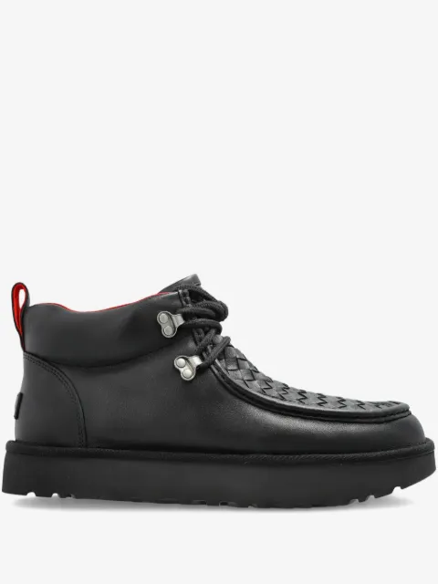 UGG woven lace-up trainers