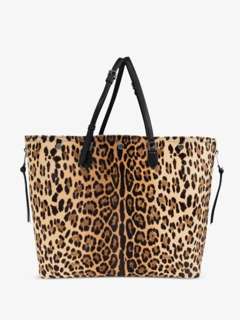 Dolce & Gabbana tote Atene cin estampado de leopardo