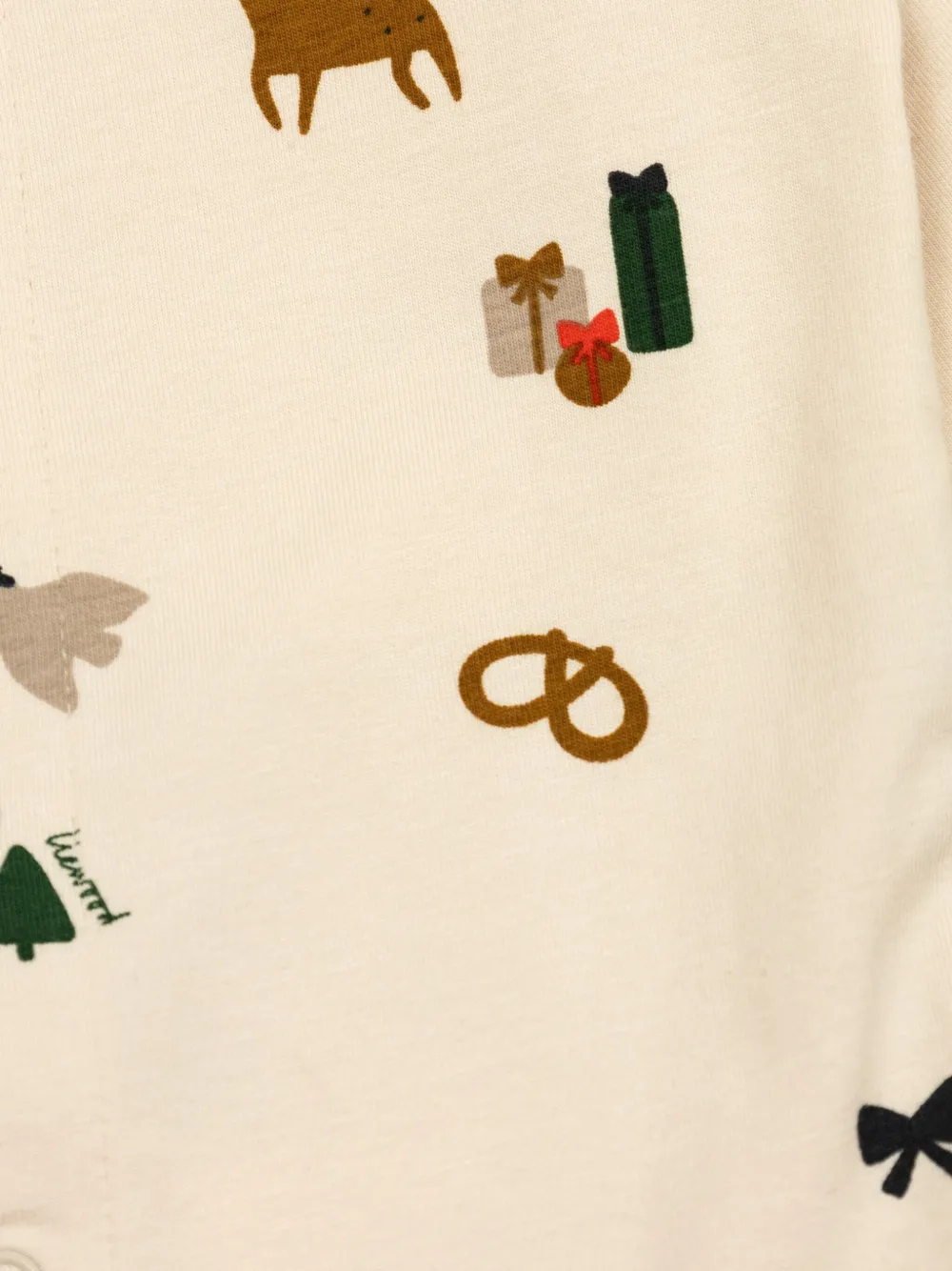 Liewood Birk Printed Babygrow In Neutral