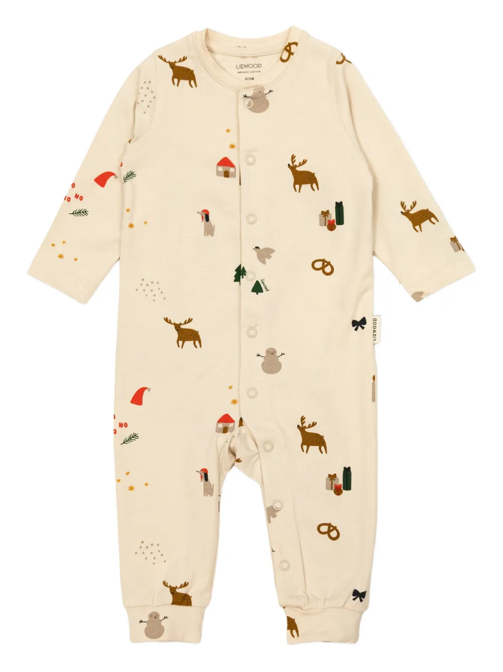 Liewood Birk printed babygrow | Neutrals | Image 1