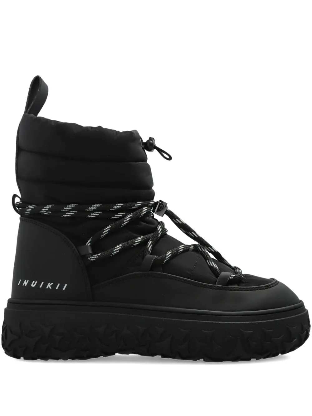 Inuikii Technical Performance Lace-up Sneakers In Black