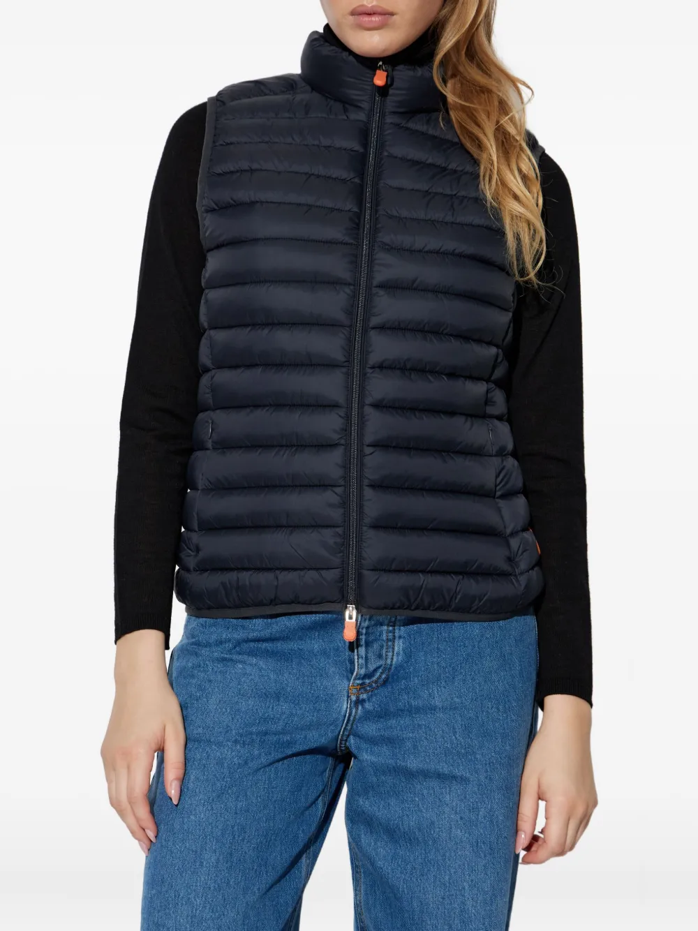 Save The Duck Charlotte Padded Gilet In Blue