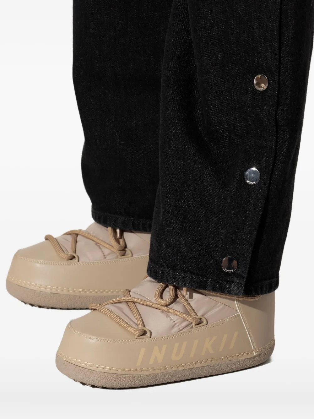 Inuikii Mountain lace-up boots Beige