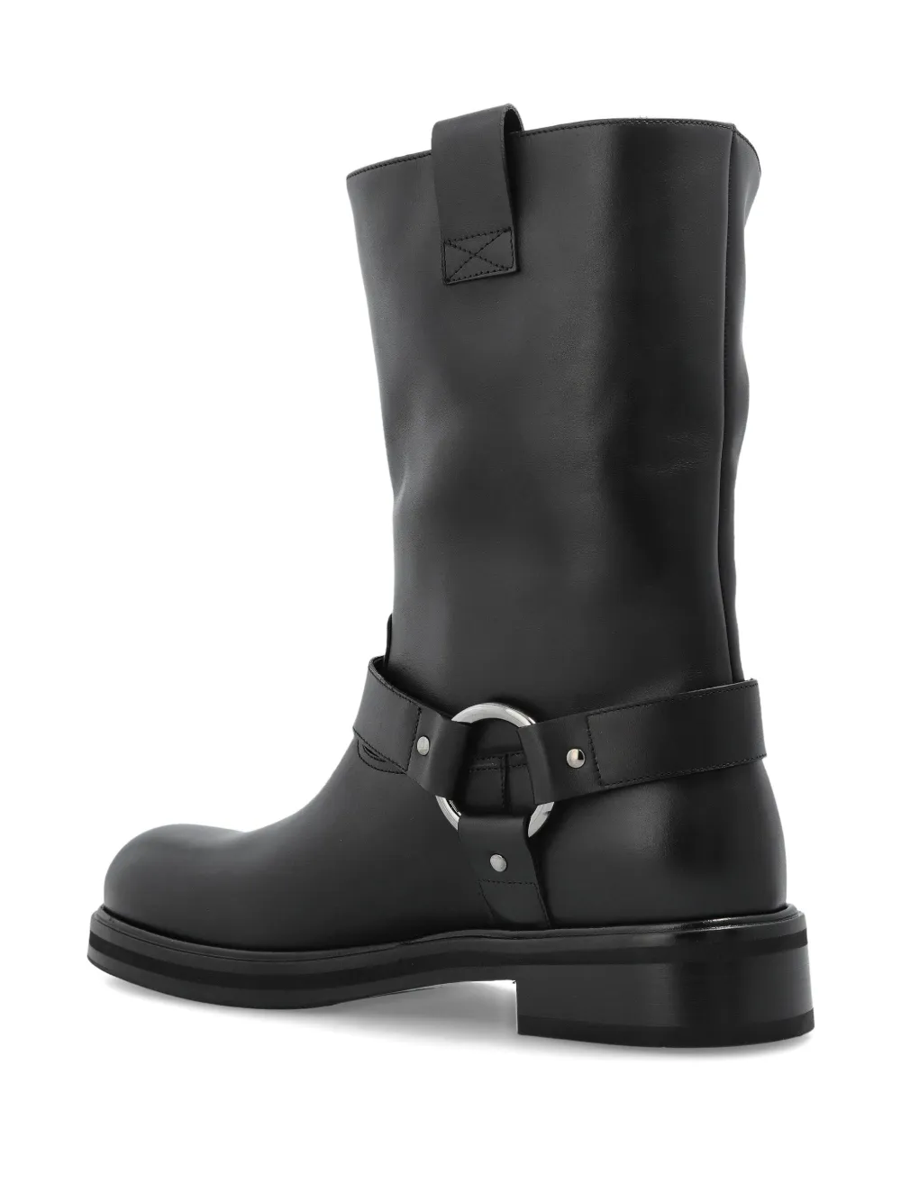 Dolce & Gabbana Harness Strap Boots In Black